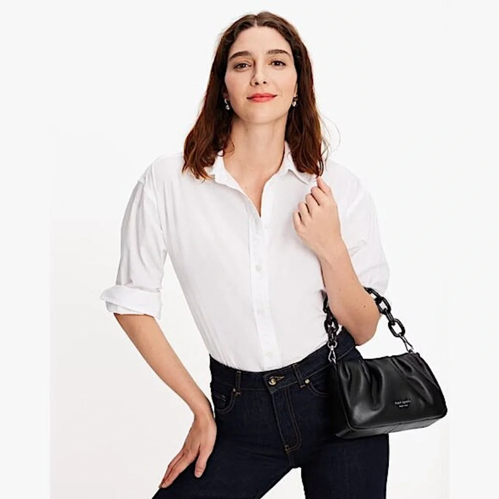Kate Spade Souffle Crossbody In Black